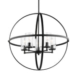 Alturas 5-Light Chandelier — Clear Seeded