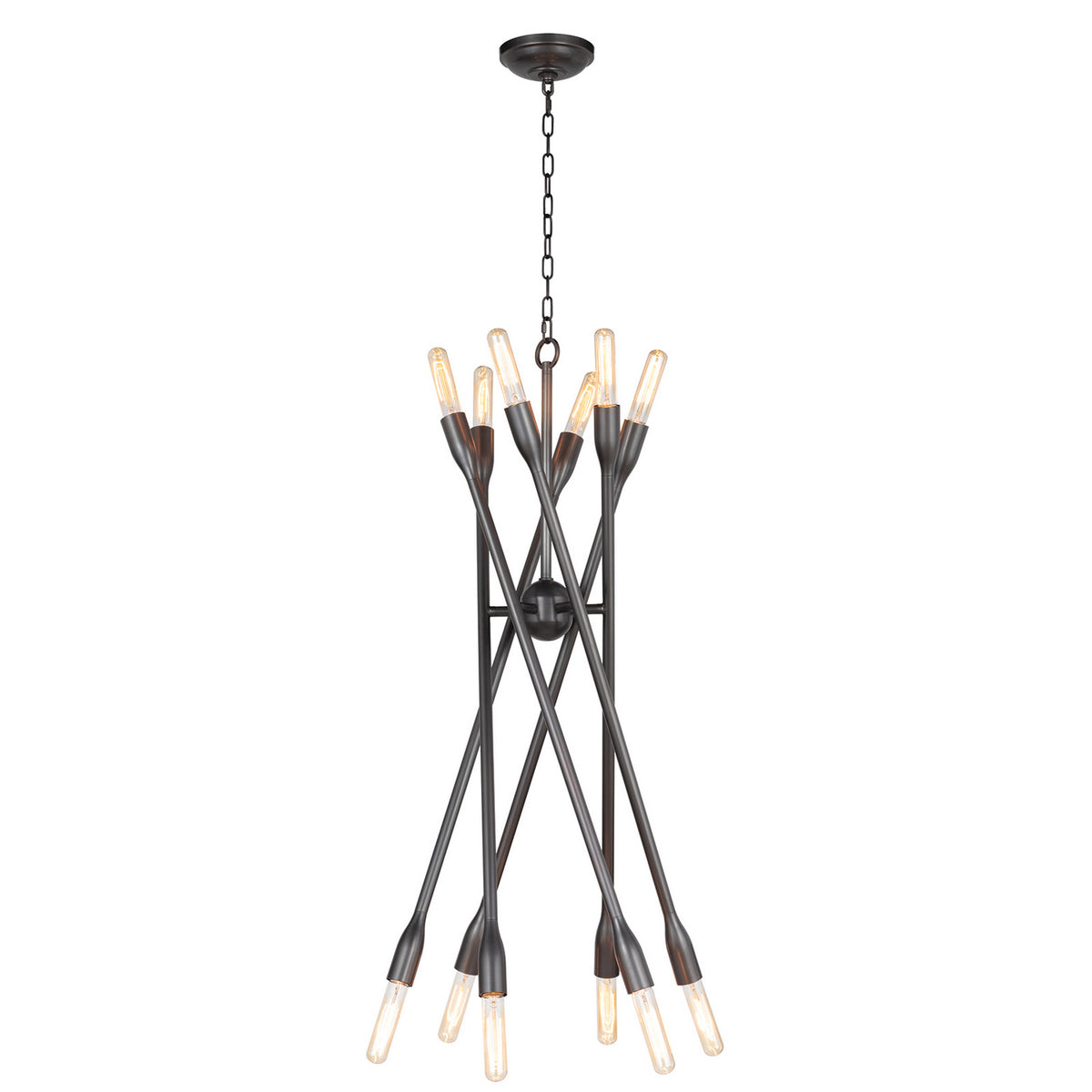 Cobra 12 Light Chandelier — 27.00"