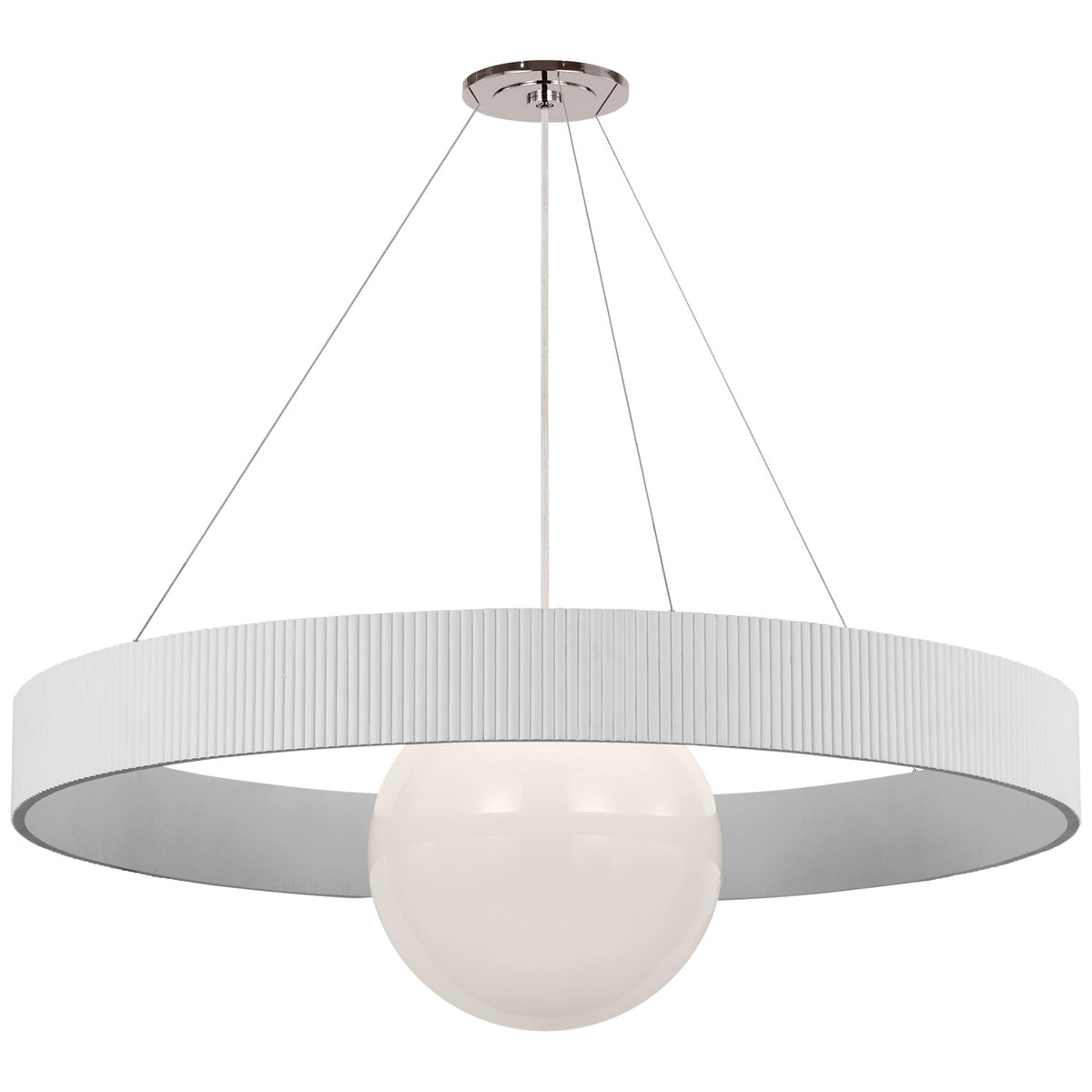 Arena 53" Ring and Globe Chandelier