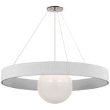 Arena 53" Ring and Globe Chandelier