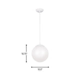 Leo Hanging Globe Medium Pendant