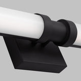 LED Bath Wall Sconce — W: 4.75" × H: 37.75" × D: 4.50"
