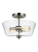 Belton Two Light Semi-Flush Mount