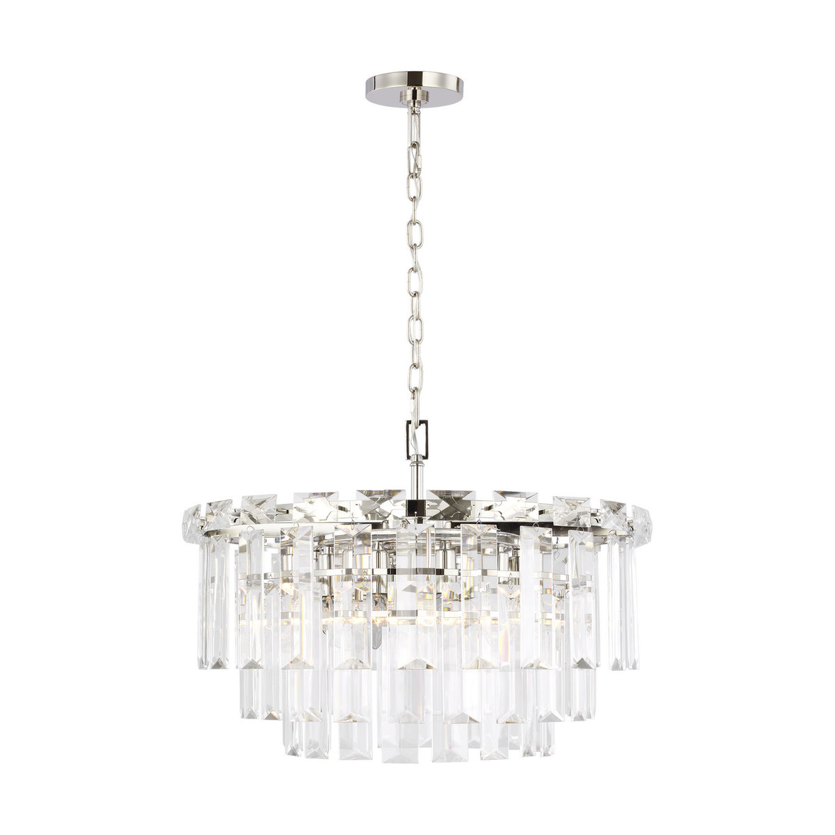 Ten Light Chandelier — 24.13"