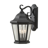 Three Light Outdoor Wall Lantern — 11.5"