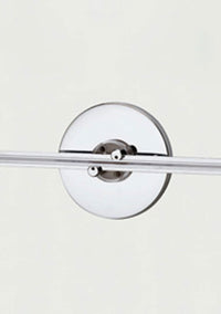 Wall MonoRail 4" Round Direct Canopy Single-Feed With LED Transformer