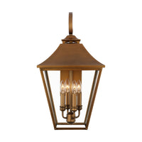 Four Light Outdoor Wall Sconce — 25.38"