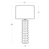 Accordion One Light Table Lamp — 33.00"