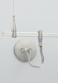 MonoRail Center Power Feed Single-Feed — Satin Nickel