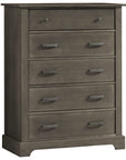 Grigio Brushed Oak | Emerson 5 Drawer Dresser | Valley Ridge Furniture