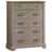 Sugar Cane Brushed Oak | Emerson 5 Drawer Dresser | Valley Ridge Furniture