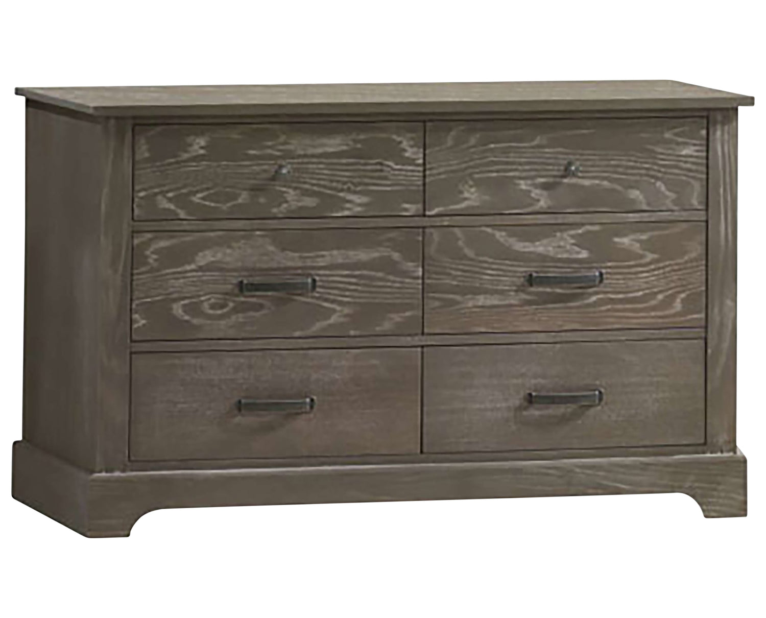 Grigio Brushed Oak | Emerson Double Dresser | Valley Ridge Furniture