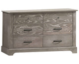 Owl Brushed Oak | Emerson Double Dresser | Valley Ridge Furniture
