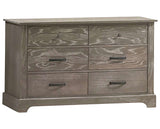Sugar Cane Brushed Oak | Emerson Double Dresser | Valley Ridge Furniture