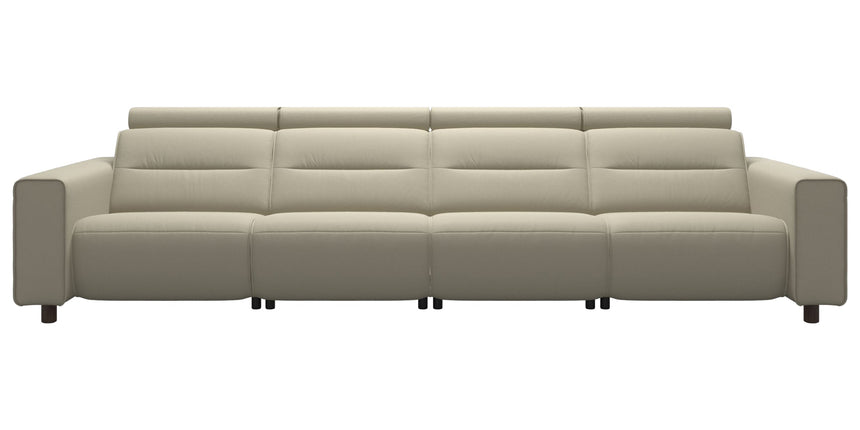 Emily Wide Arm | 4-Seater Sofa with 2 Power Seats