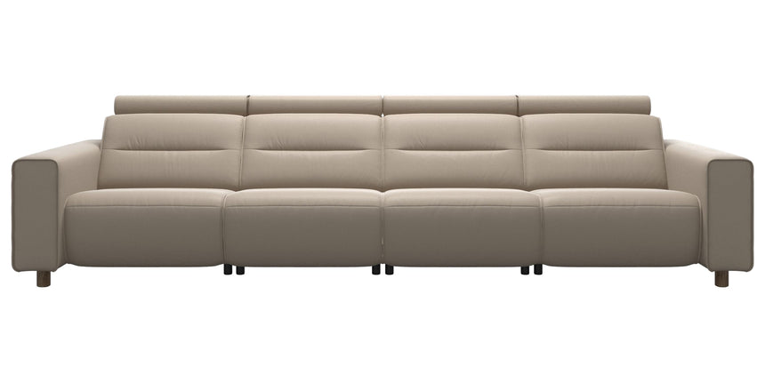 Emily Wide Arm | 4-Seater Sofa with 2 Power Seats