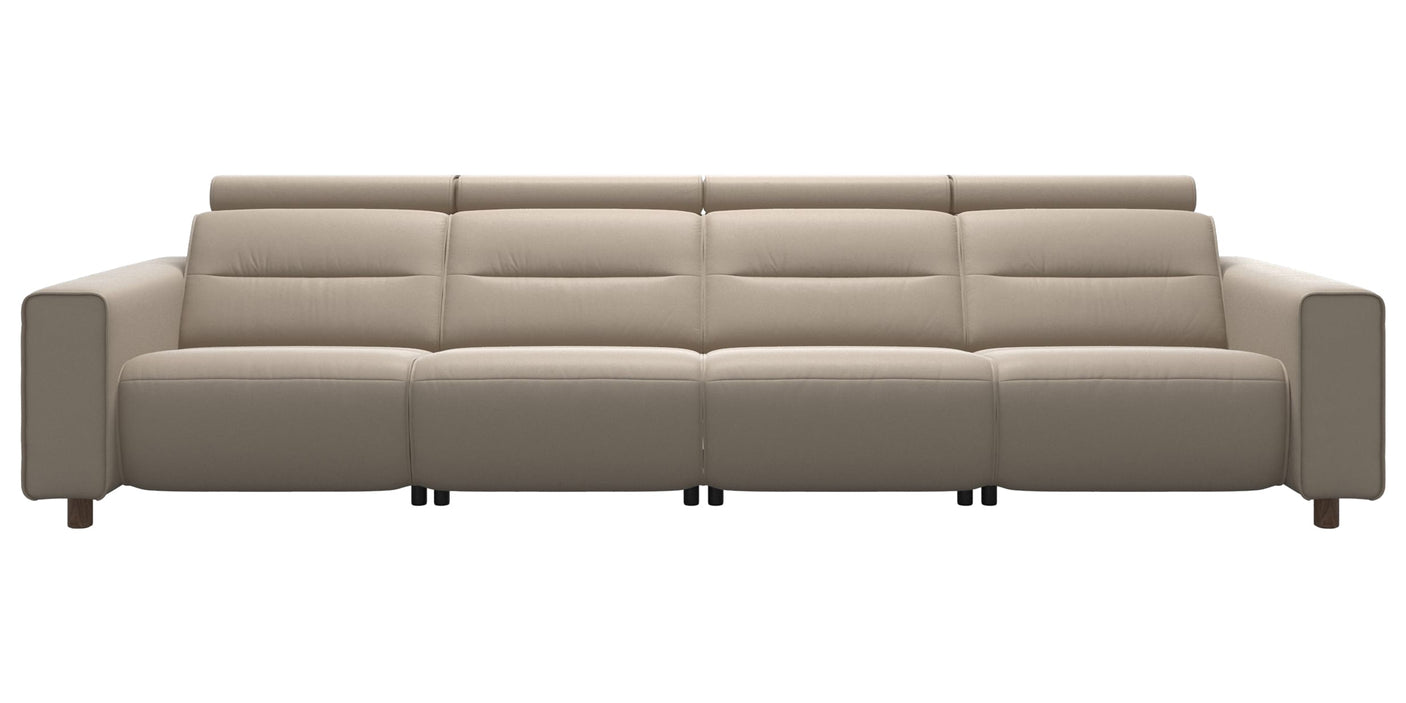 Emily Wide Arm | 4-Seater Sofa with 2 Power Seats