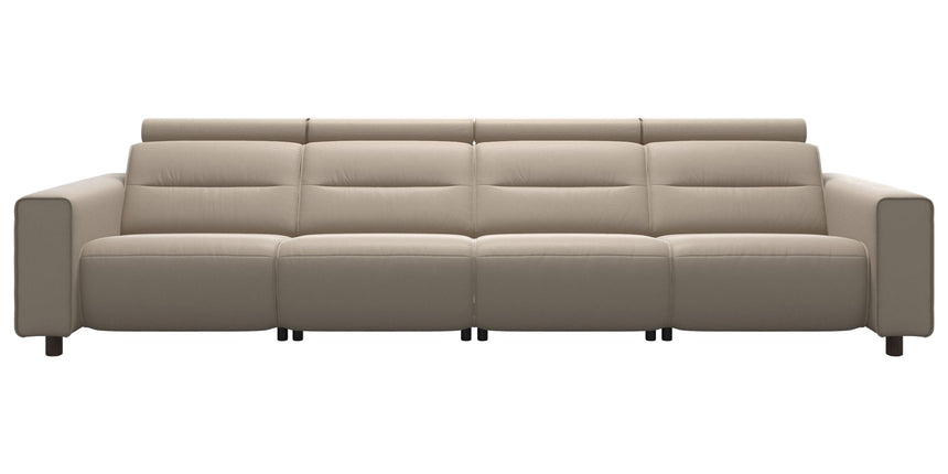 Emily Wide Arm | 4-Seater Sofa with 2 Power Seats