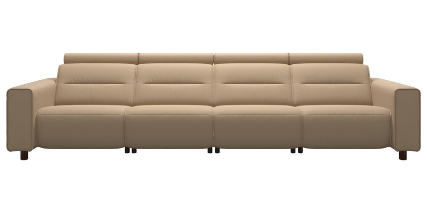 Emily Wide Arm | 4-Seater Sofa with 2 Power Seats