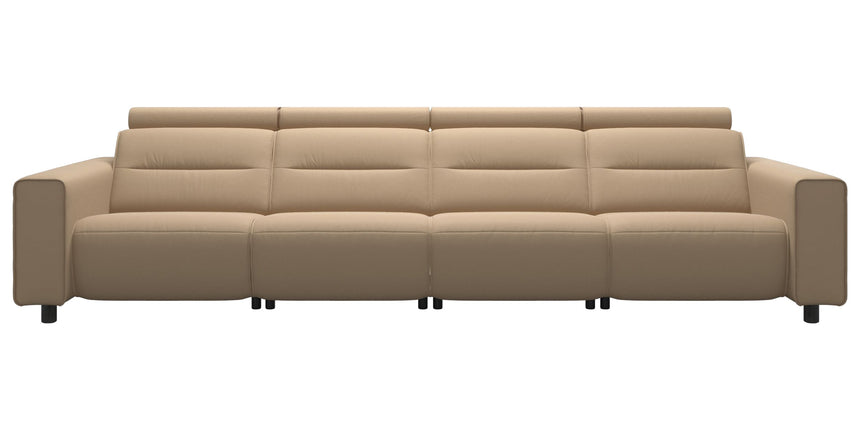 Emily Wide Arm | 4-Seater Sofa with 2 Power Seats