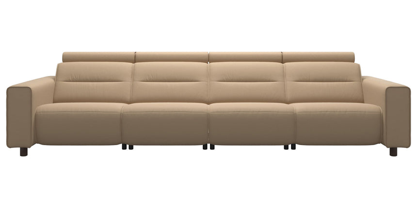 Emily Wide Arm | 4-Seater Sofa with 2 Power Seats