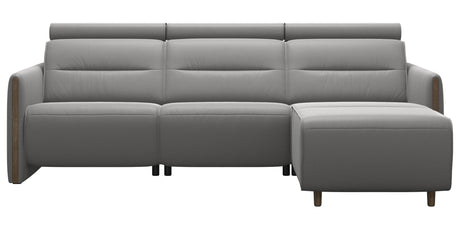 Emily Wood | 2-Seater Sofa with 1 Power Seat and 1 Long Seat