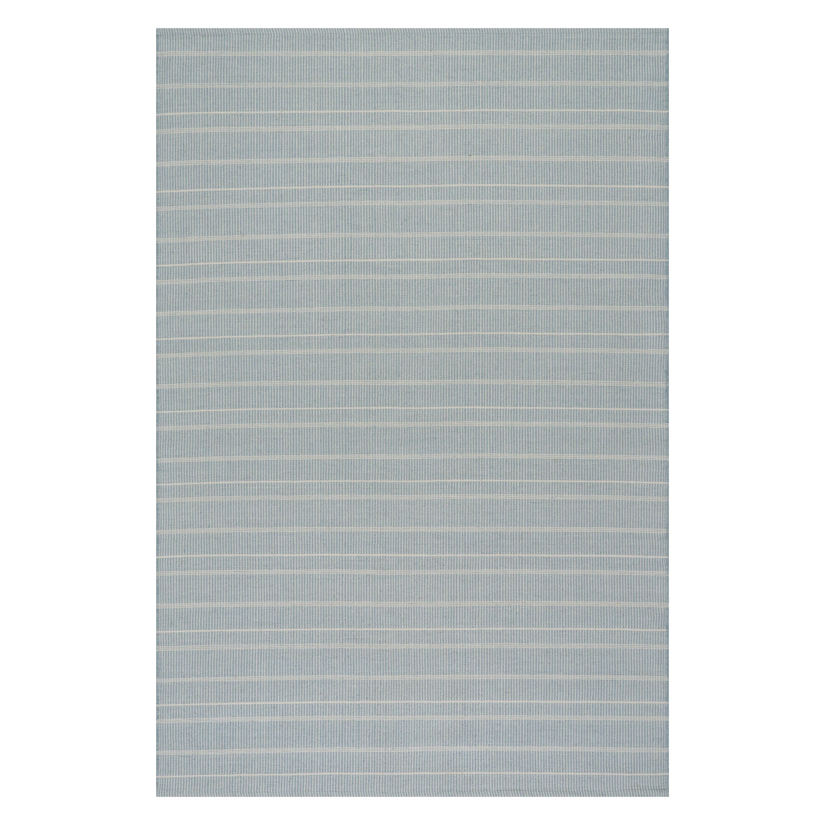 Dash & Albert Samson Handwoven Indoor/Outdoor Rug in Swedish Blue, on white