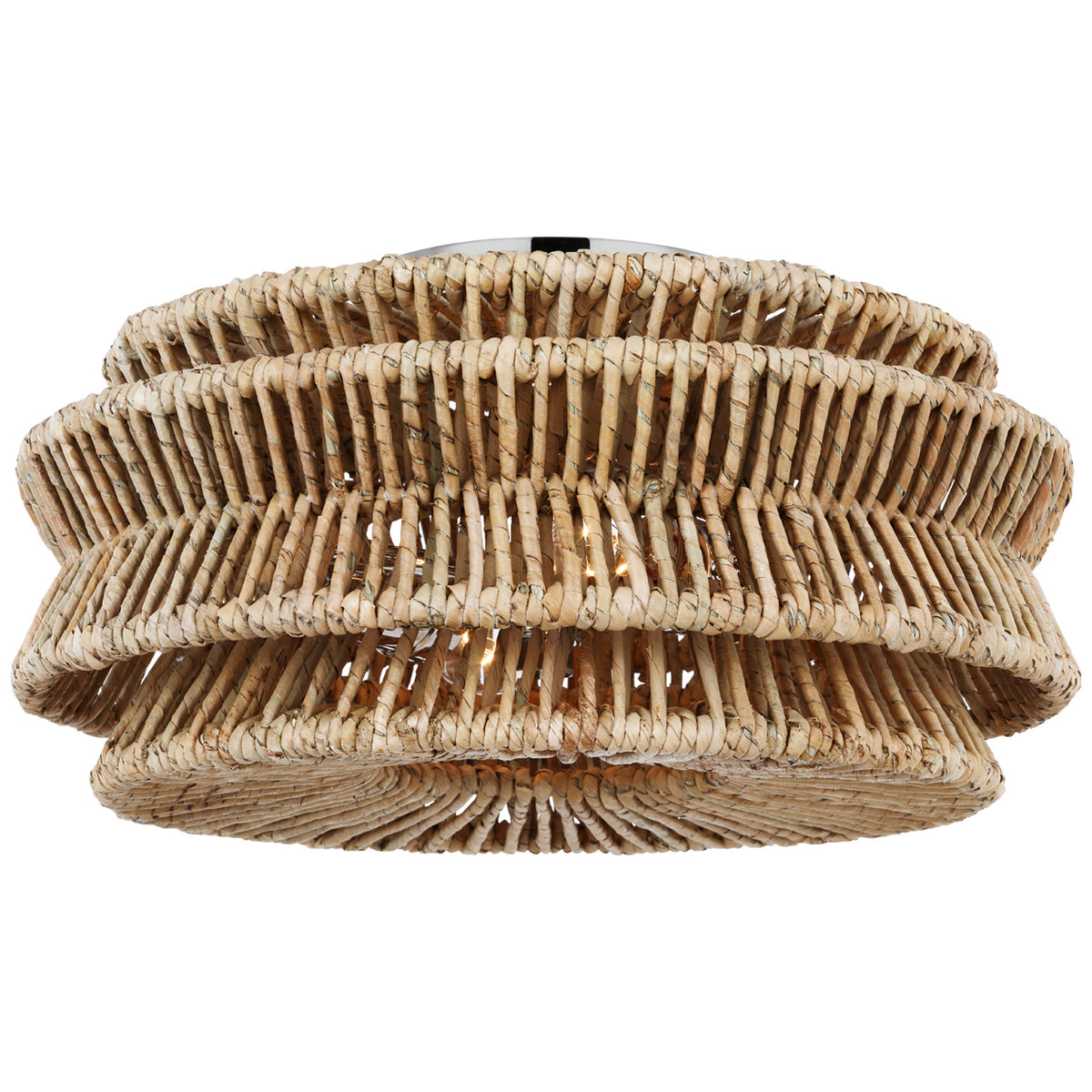 Antigua Large Drum Semi-Flush Mount