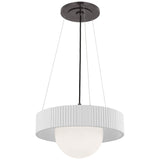 Arena 18" Ring and Globe Chandelier