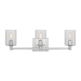 LED Bath Wall Sconce — W: 24.63" × H: 7.75" × D: 6.38"