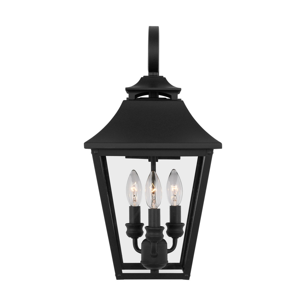 Three Light Outdoor Wall Sconce — 19.00"