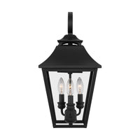 Three Light Outdoor Wall Sconce — 19.00"
