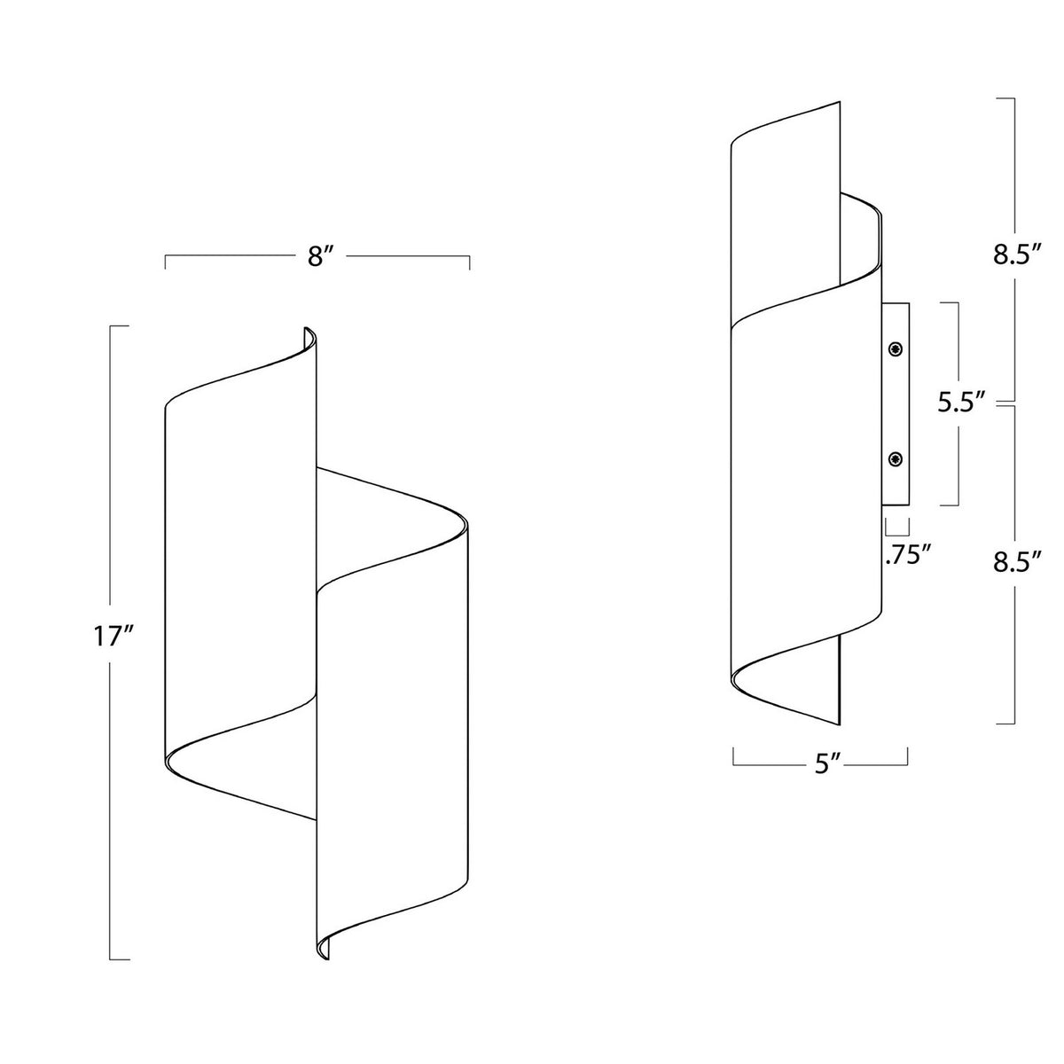 Folio Two Light Wall Sconce