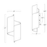 Folio Two Light Wall Sconce