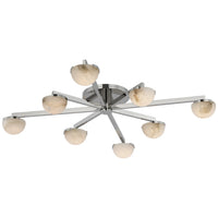 Pedra Large Staggered Arm Flush Mount