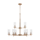 Nine Light Chandelier — 30.25", 60 W