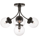 Prescott Four Light Semi Flush Mount
