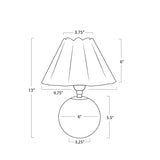 Giorgio One Light Mini Lamp — Clear