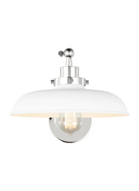 Wellfleet One-Arm Wide Sconce