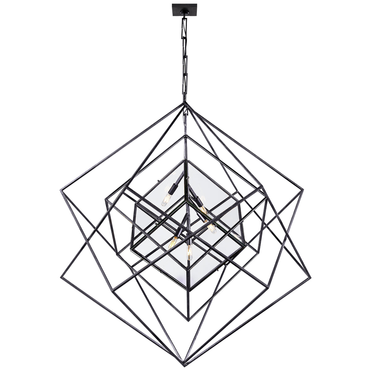 Cubist Five Light Chandelier