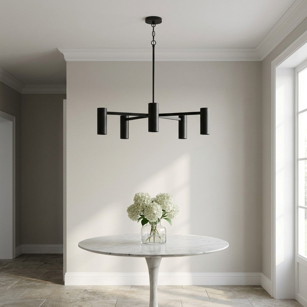 Zentro Five Light Chandelier