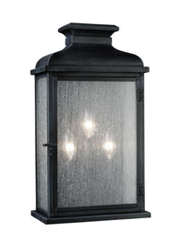 Pediment Wide Wall Lantern