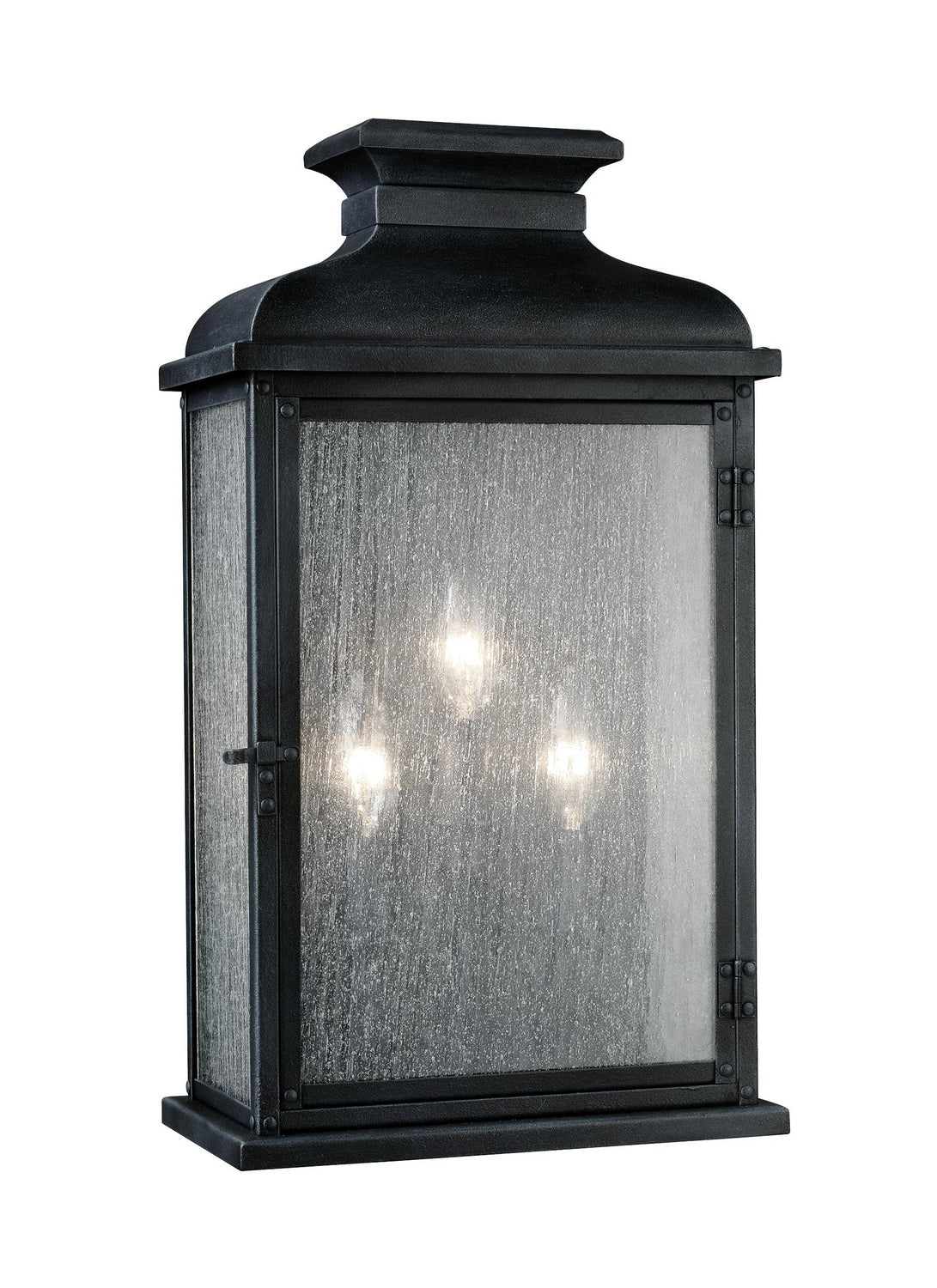 Pediment Wide Wall Lantern
