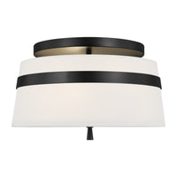 Three Light Semi-Flush Mount — 8.25"