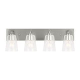 Miles Four Light Bath — Clear