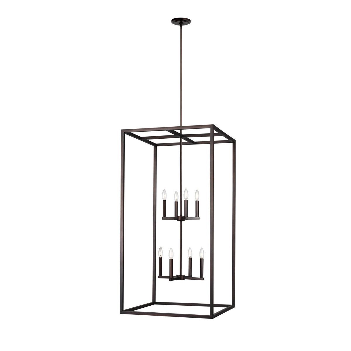 Moffet Street Eight Light Hall/Foyer Pendant — 46.00"