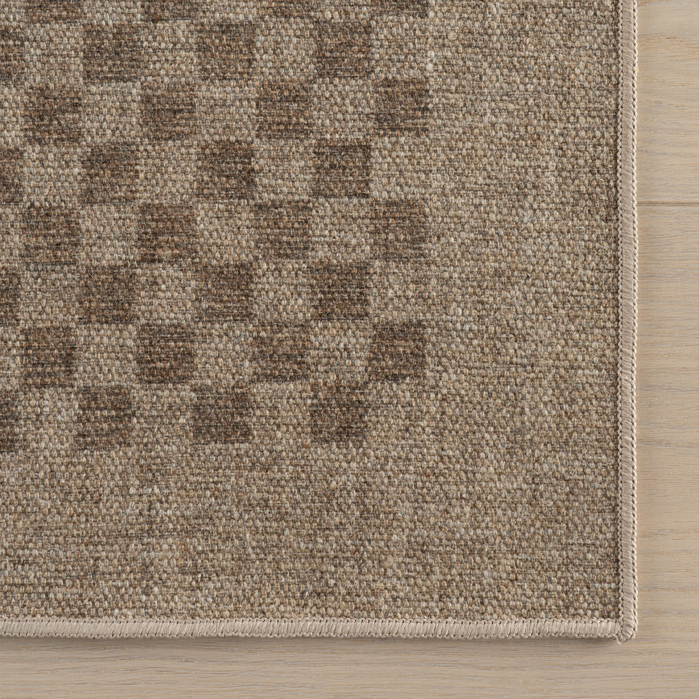 Nate Berkus Watts Modern Checkered Washable Area Rug