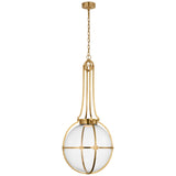 Gracie Large Captured Globe Pendant with Clear Glass