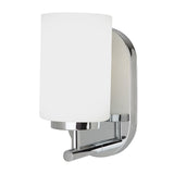 Oslo One Light Bath — Cased Opal Etched