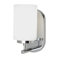 Oslo One Light Bath — Cased Opal Etched
